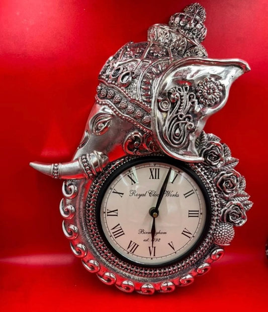 ganesh ji face clock elegant